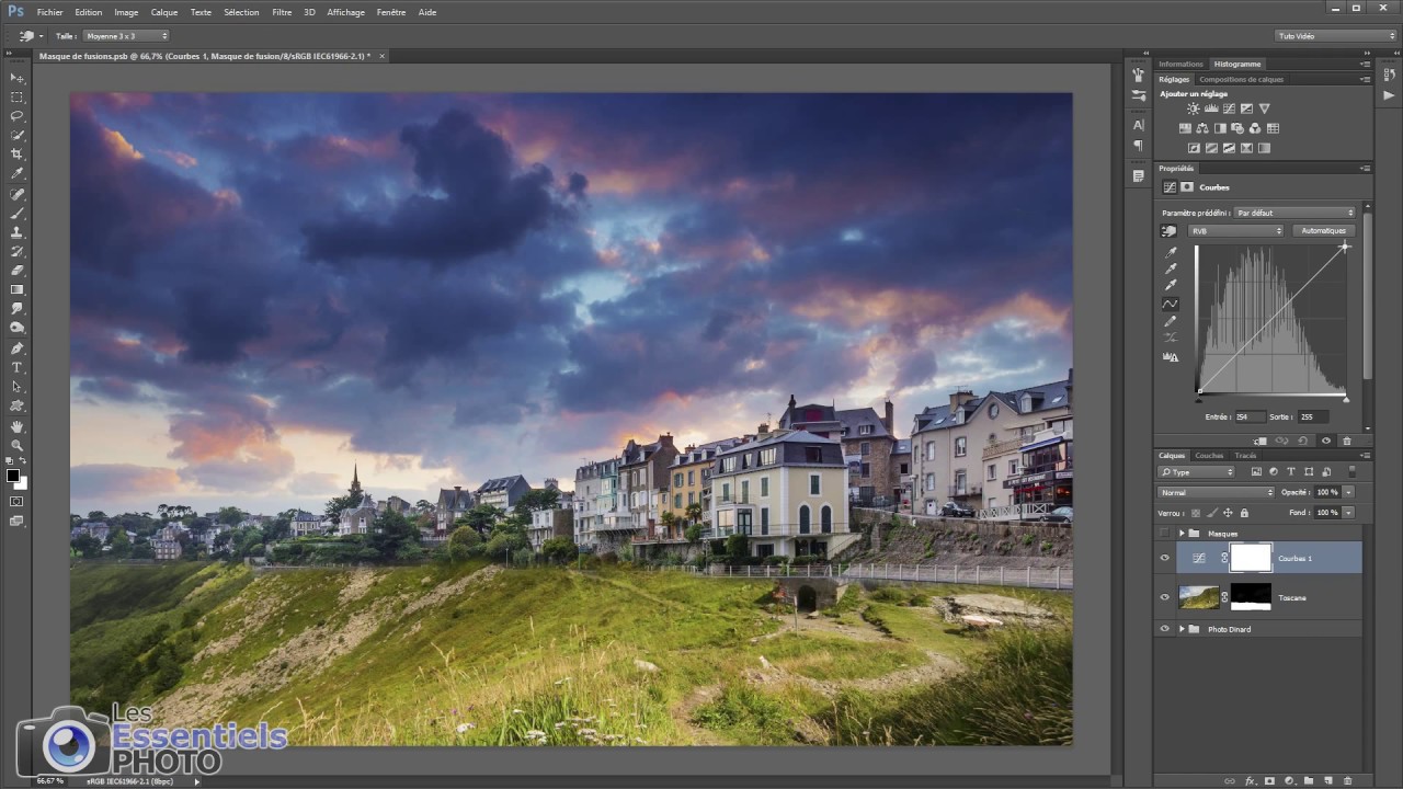 Les MASQUES de FUSION dans PHOTOSHOP