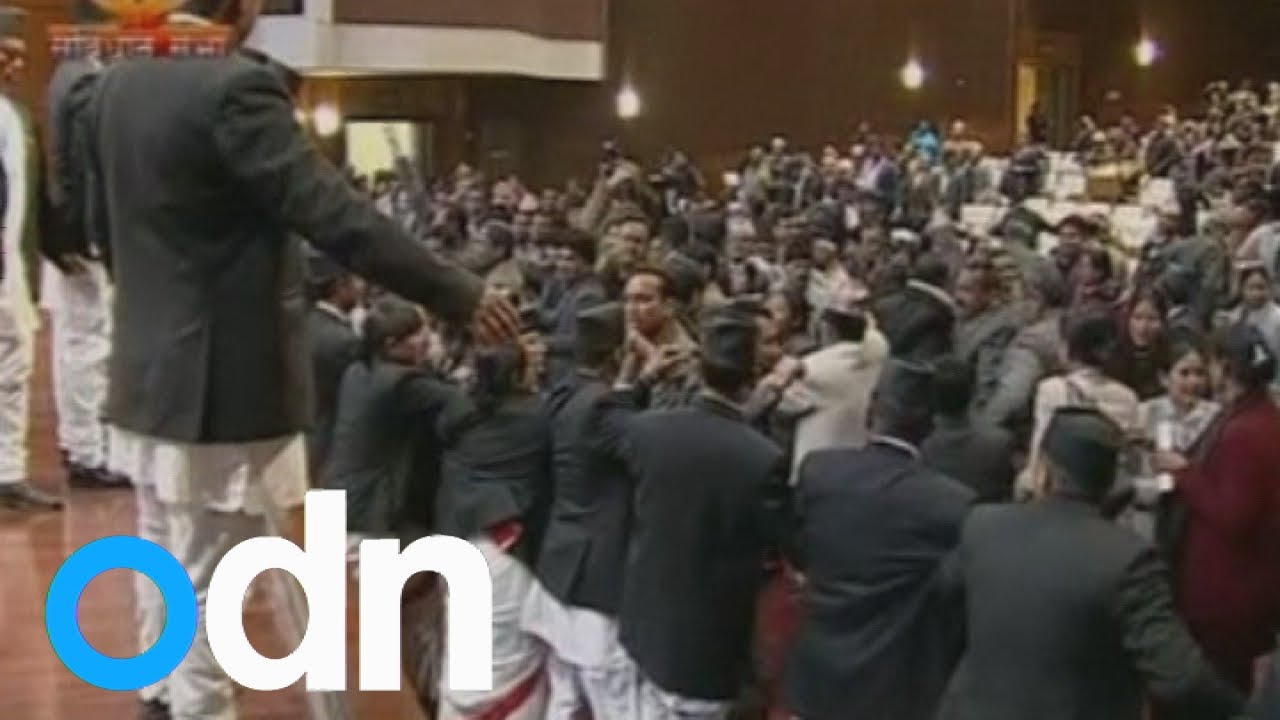 Fighting breaks out in Nepal parliament in constitution row