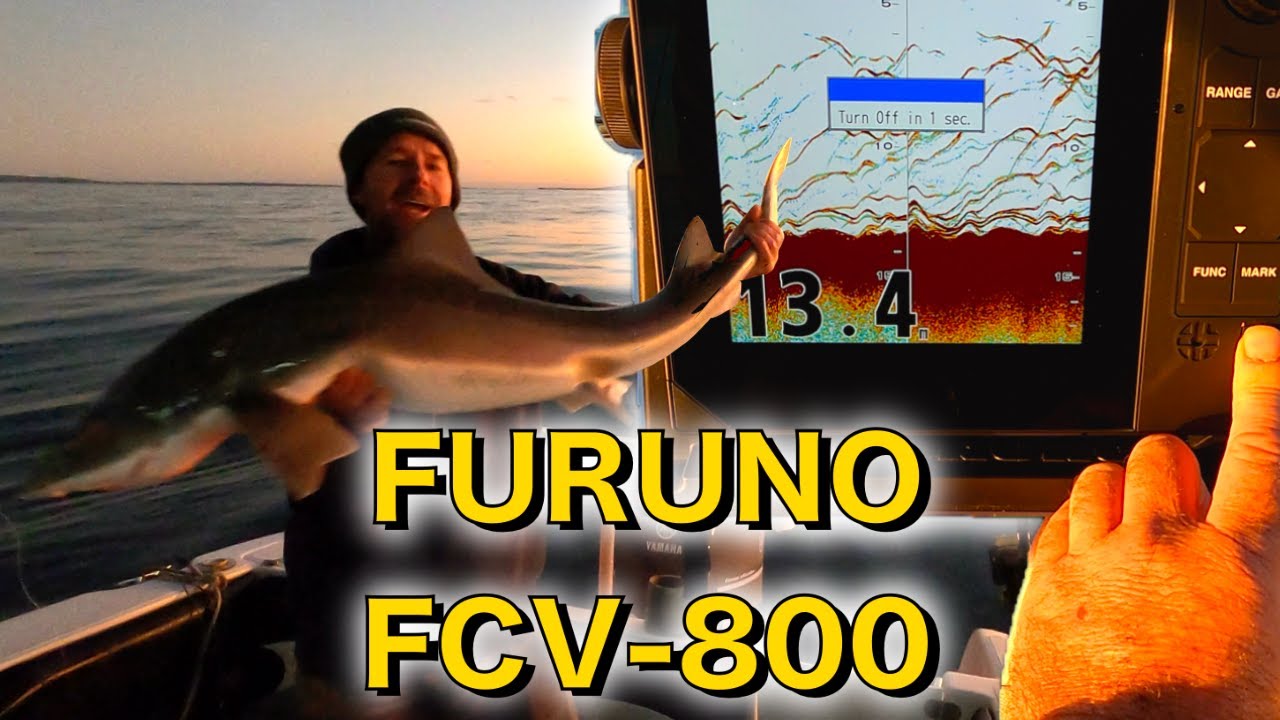 Furuno FCV 800 First Water Test.