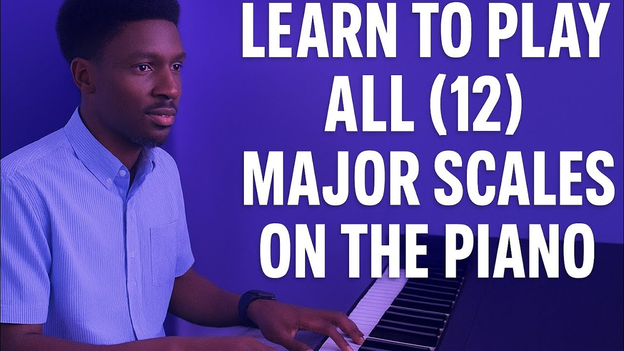 Learn to play all 12 major scales on the piano 🎹