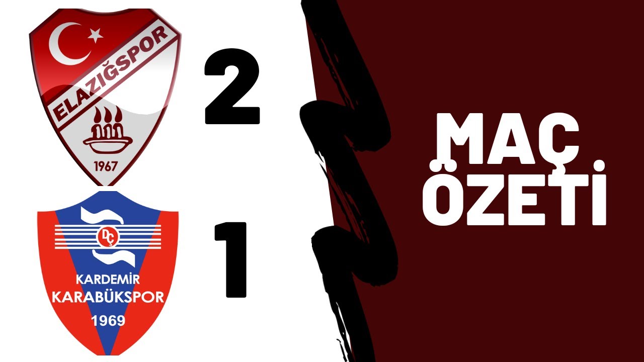 Elazığspor'umuz:2-1:Karabükspor | Maç özeti