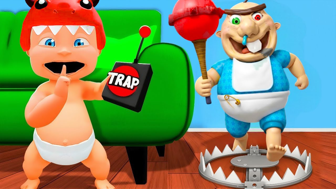 Baby Dino Escapes EVIL BOBBY'S DAYCARE!
