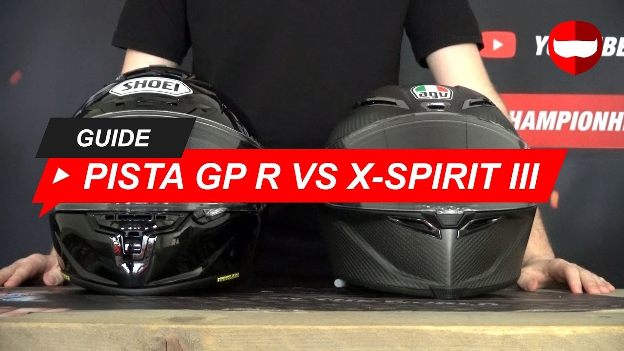 AGV Pista GP R vs Shoei X Spirit 3 - ChampionHelmets.com