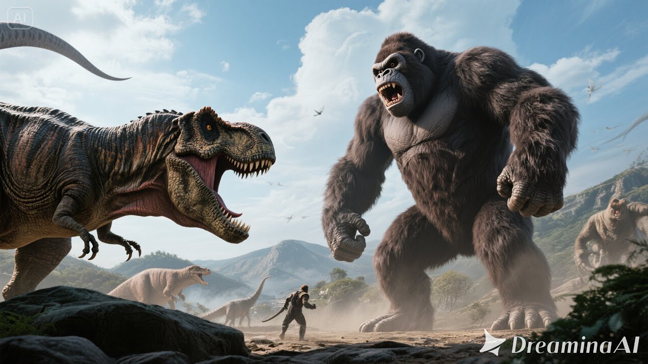 King Kong  Fight 2025 | Full 4K Movie Scene #kingkong