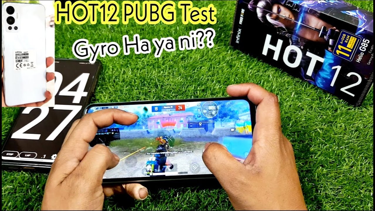 Тест Infinix Hot 12 Pubg | Производительность гироскопической графики FPS в Pubg Mobile/bgmi | По...