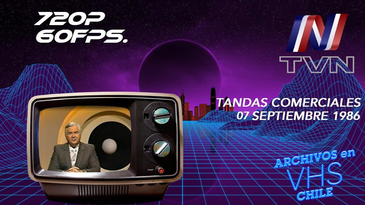 Tandas Comerciales TVN - 07 Septiembre 1986