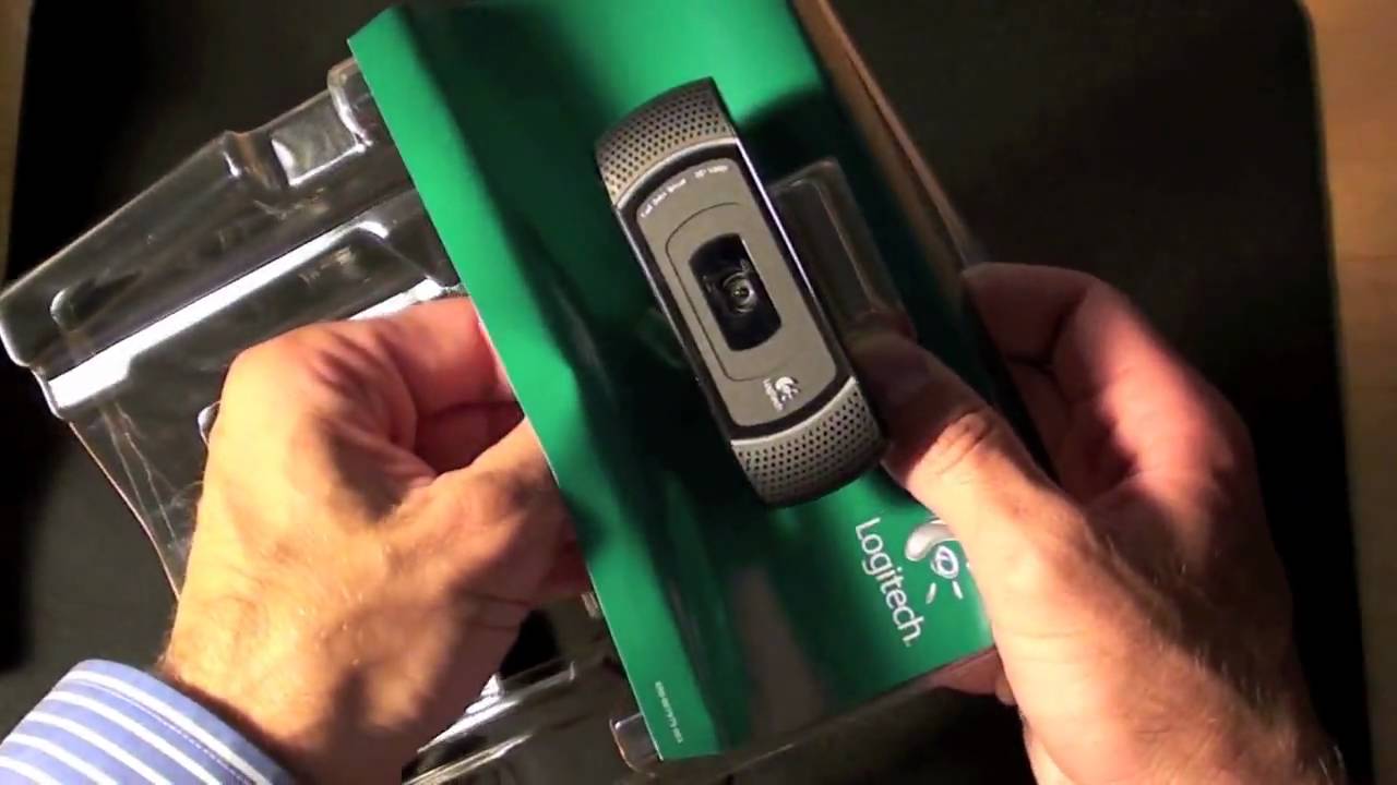 Logitech C910 1080p HD Pro Webcam: Unboxing & Demo