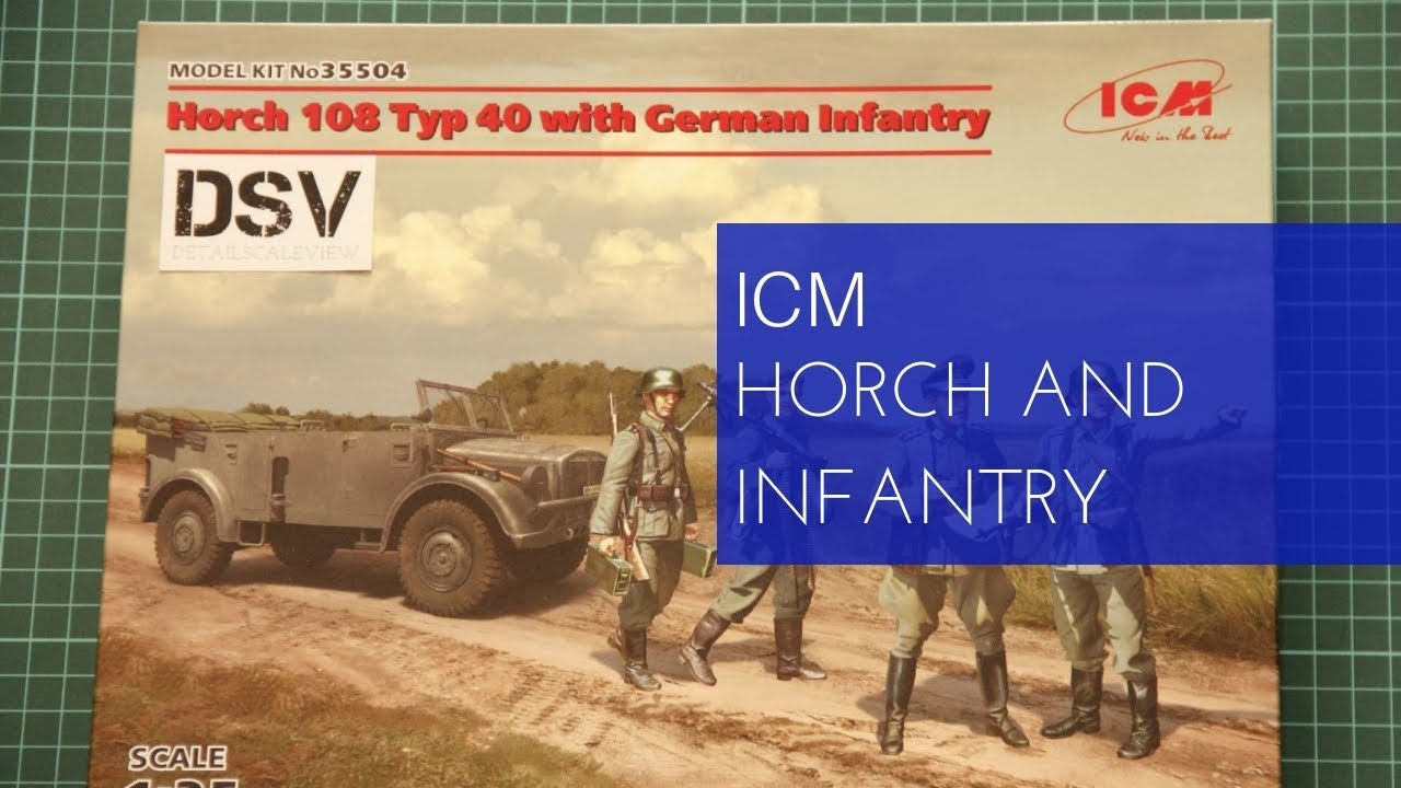 ICM 1/35 Horch 108 Typ 40 with German Infantry (35504) Review
