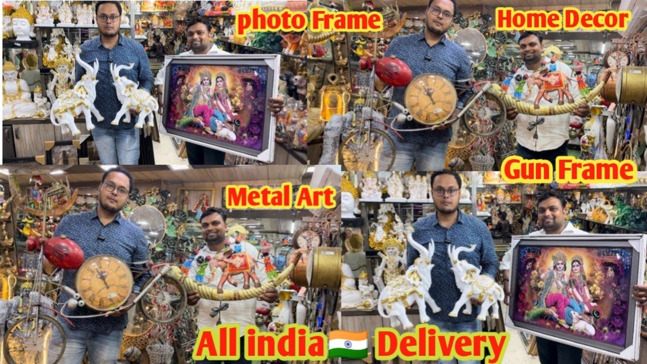 Metal arts, Photo Frame, Gift products, God Frame  Home Decor, Gun Frame, wall watch