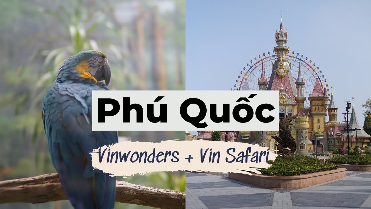 1 DAY IN PHU QUOC | VINWONDERS + SAFARI + OCSEN BEACH BAR | CINEMATIC TRAVEL VLOG