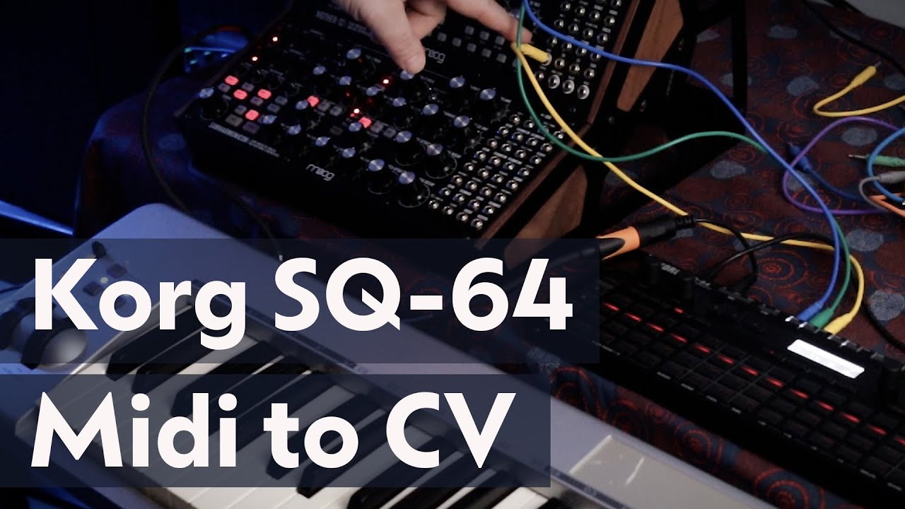 Korg SQ-64 — его можно использовать как MIDI-конвертер в CV! — Продолжение обзора