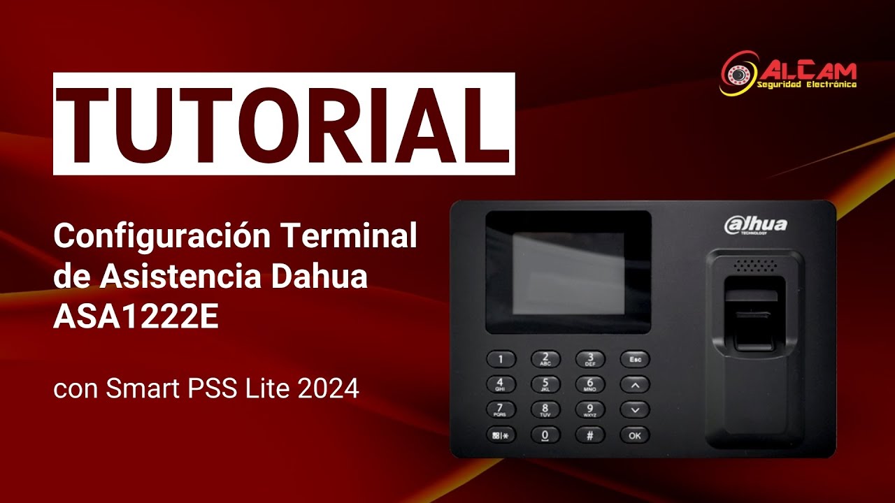 CONFIGURACION TERMINAL DE ASISTENCIA DAHUA ASA1222E CON SMART PSS LITE 2024