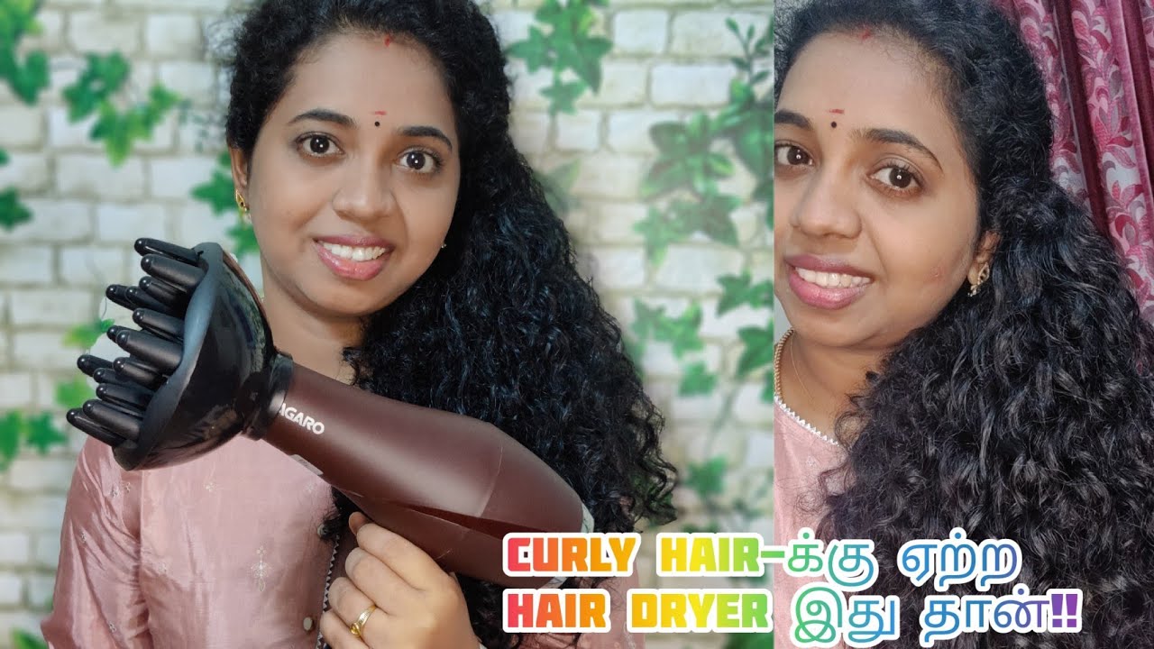 Perfect Hair Dryer for Curly Hair/AGARO Hair Dryer with Diffuser for Drying Curly Hair