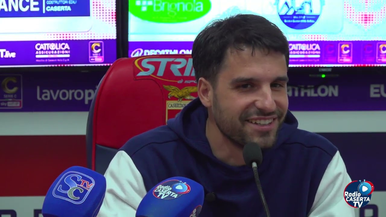 Siracusa-Casertana, la conferenza stampa di mister Cervera