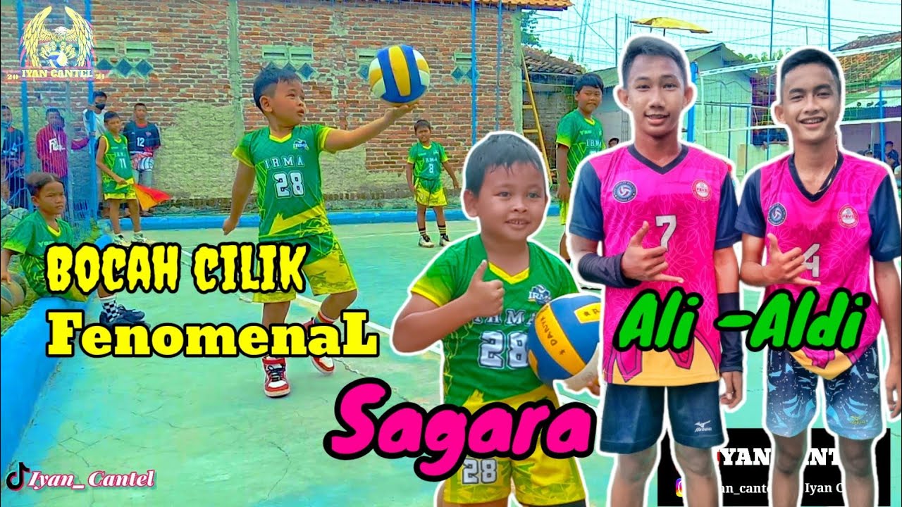 Duel Akbar Voli Anak SD Lawan anak SMP,bagaimana kah keseruannya ?