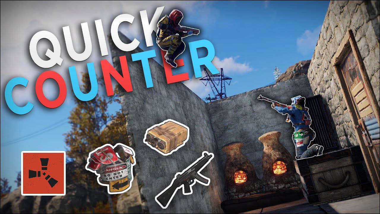 QUICKEST COUNTER RAID on my NEIGHBOR for EASY LOOT!  - Rust Solo Survival #2
