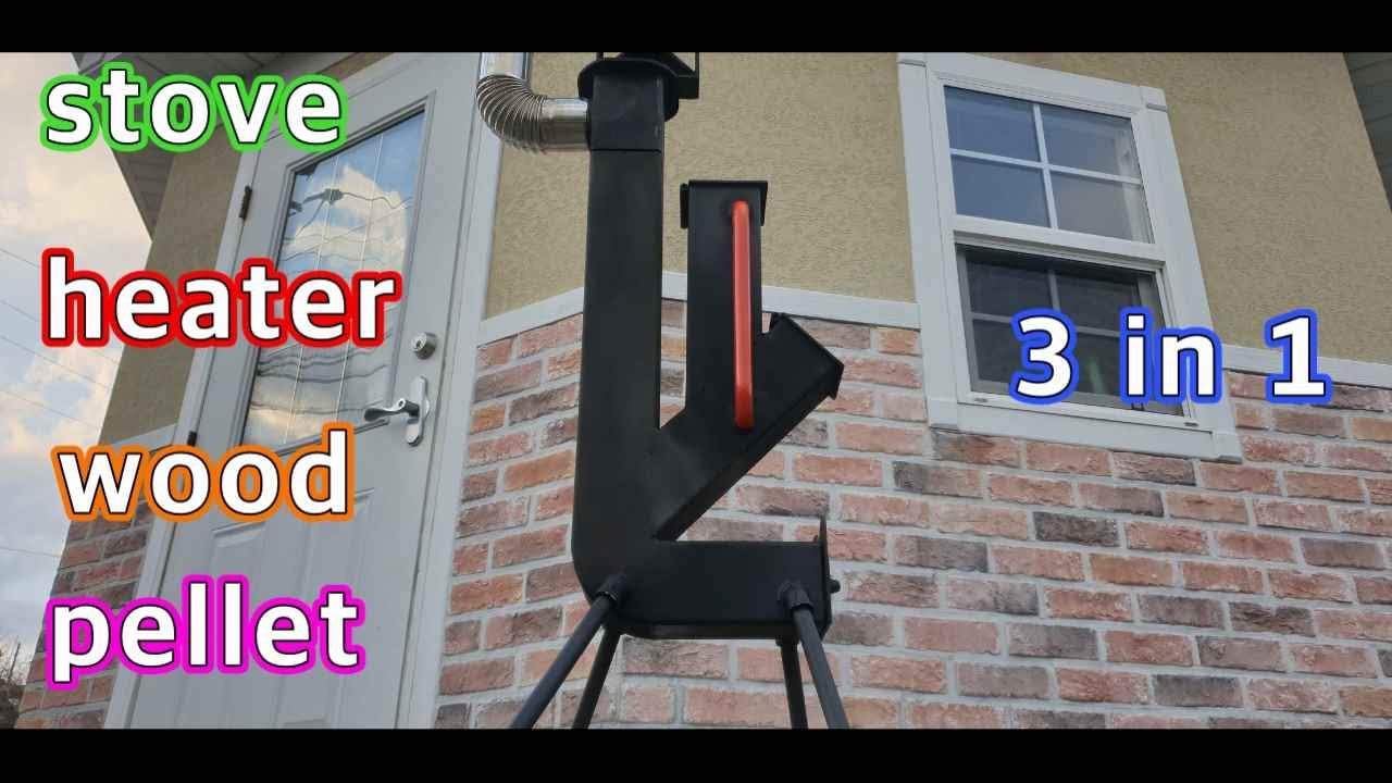 Rocket stove (Pellet,wood).3 in 1. 거꾸로 타는 난로 만들기