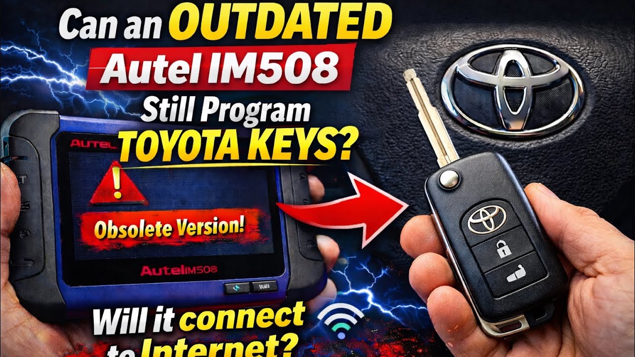 &laquo;Можно ли с помощью устаревшего Autel IM508 программировать ключи Toyota? Тест AKL, лезвие ключа,...
