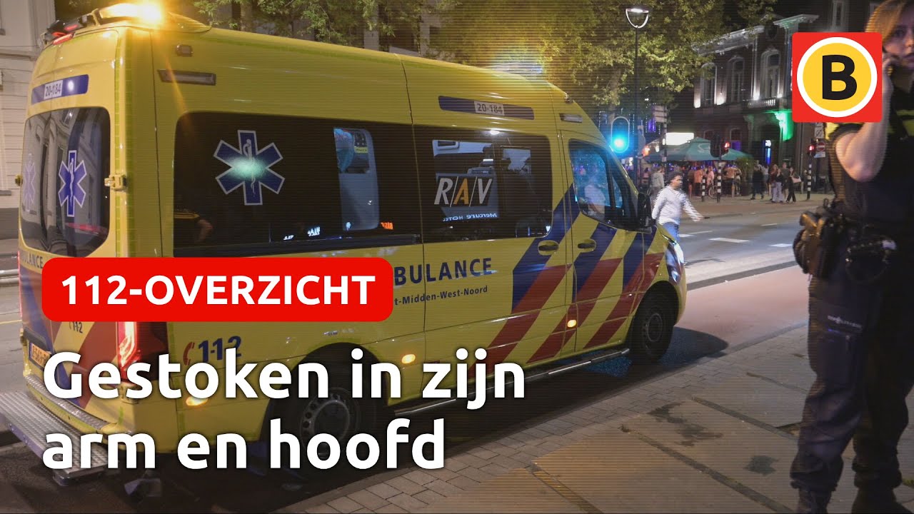Tiener in zijn hoofd gestoken op straat | 112-overzicht