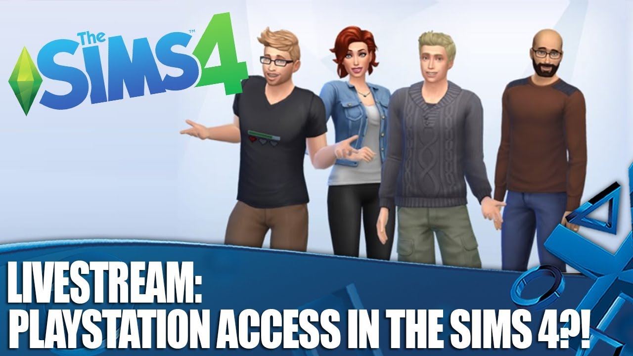 PlayStation Access in The Sims 4 - It's a good thing we don't live together!