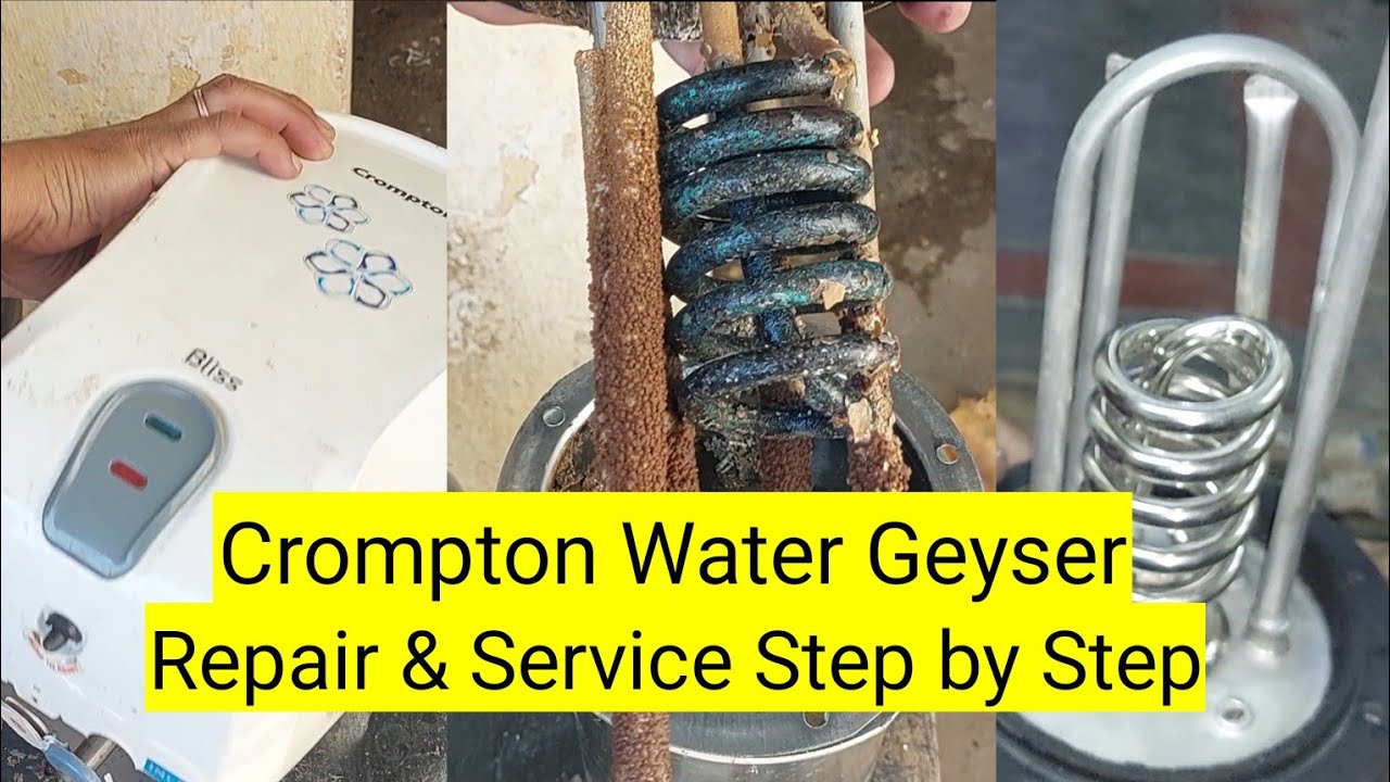 Crompton 3 Litres Water Geyser Repair & Service | Step-by-Step Tutorial 🔥#diyhome #geyserrepair #DIY