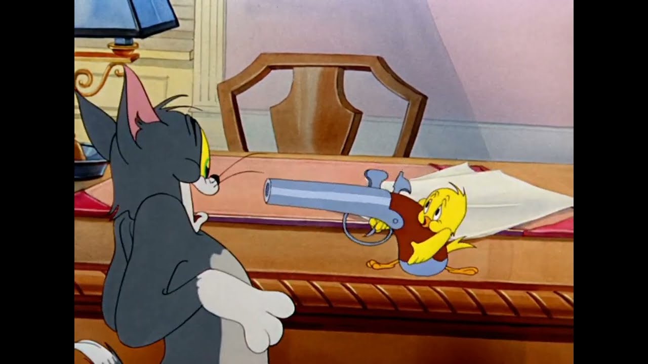 Tom and Jerry - 1948 - Kitty Foiled (2/3) with Hanna-Barbera Running Sound Effects