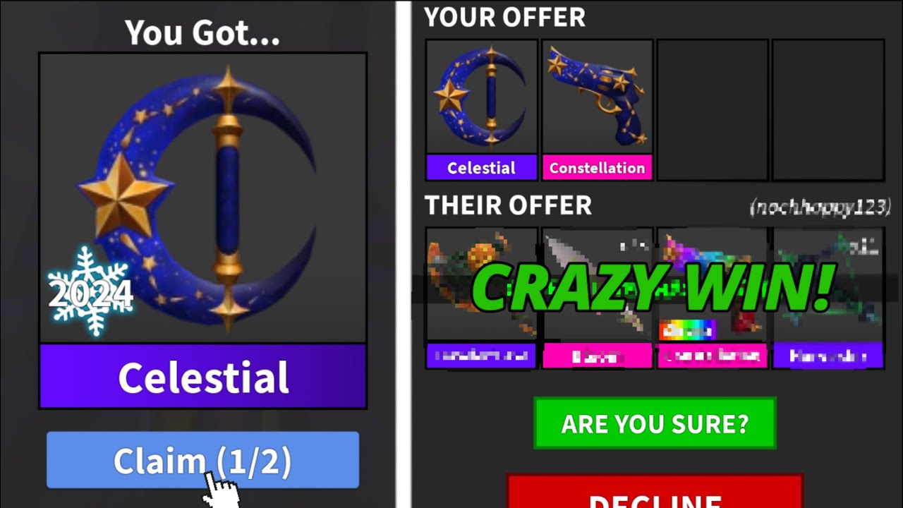 What do People OFFER for CELESTIAL SET In MM2…