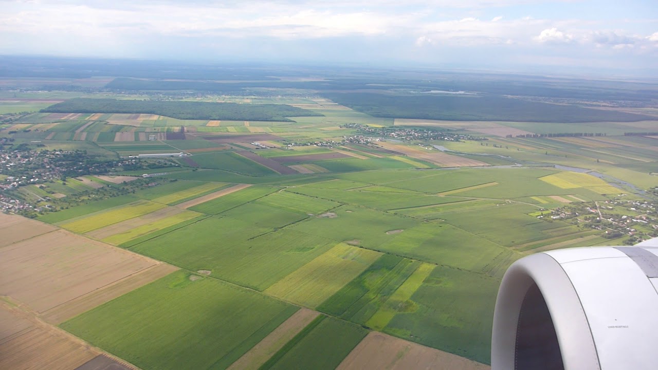 Lufthansa Airbus A320-200N landing (LH1420 Frankfurt FRA - Bucharest OTP)