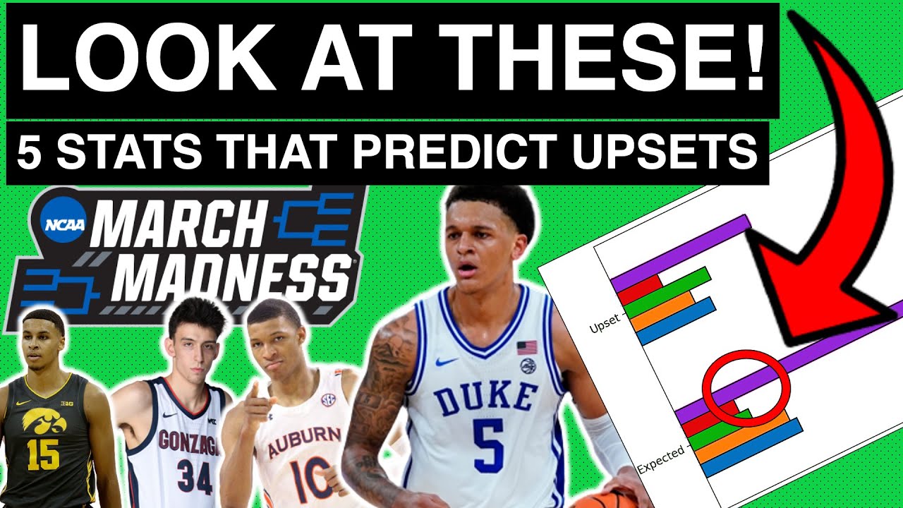 Top 5 Stats to Predict March Madness Upsets