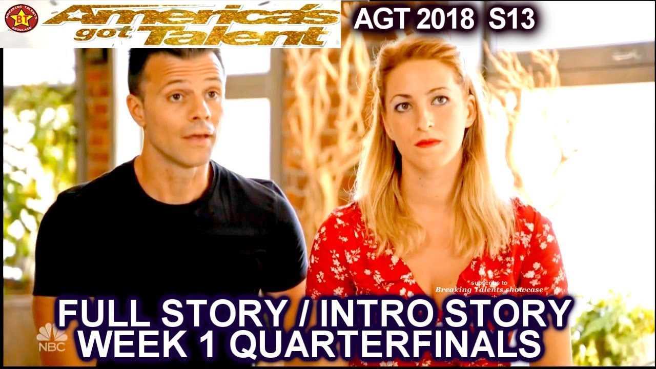 Lord Nil & Wife Maya Escape Artist FULL  INTRO STORY America's Got Talent 2018 QUARTERFINALS 1 AGT