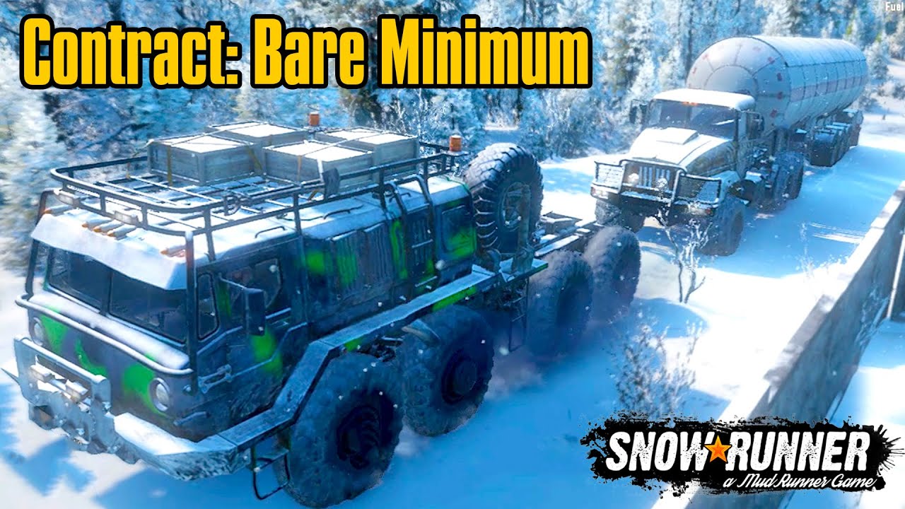 SnowRunner | Bare minimum | Northern Aegis Installation Amur Russia