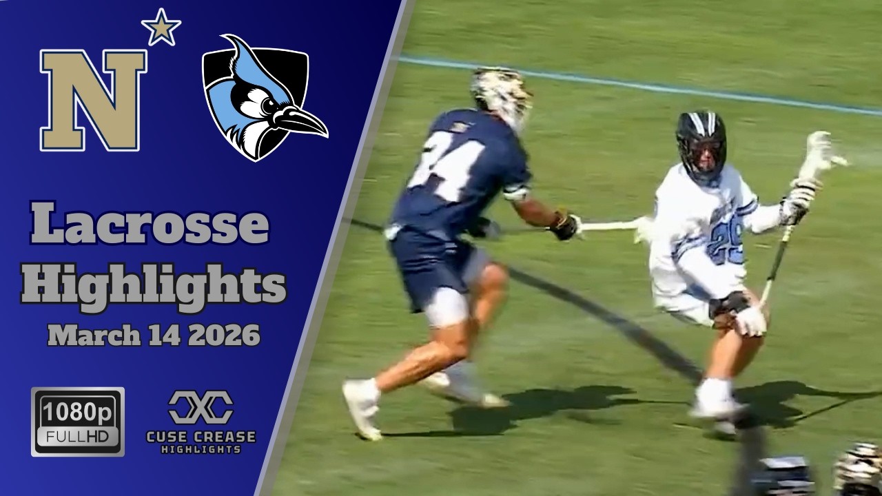 Navy vs Johns Hopkins | 2026 Lacrosse Highlights
