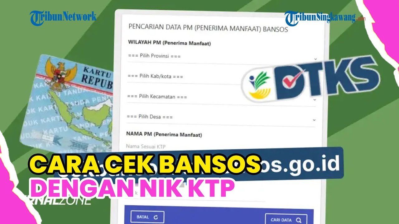 CARA CEK BANSOS DENGAN NIK KTP PERIODE OKTOBER 2025