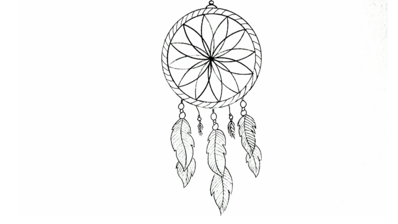 How to draw a Dream Catcher