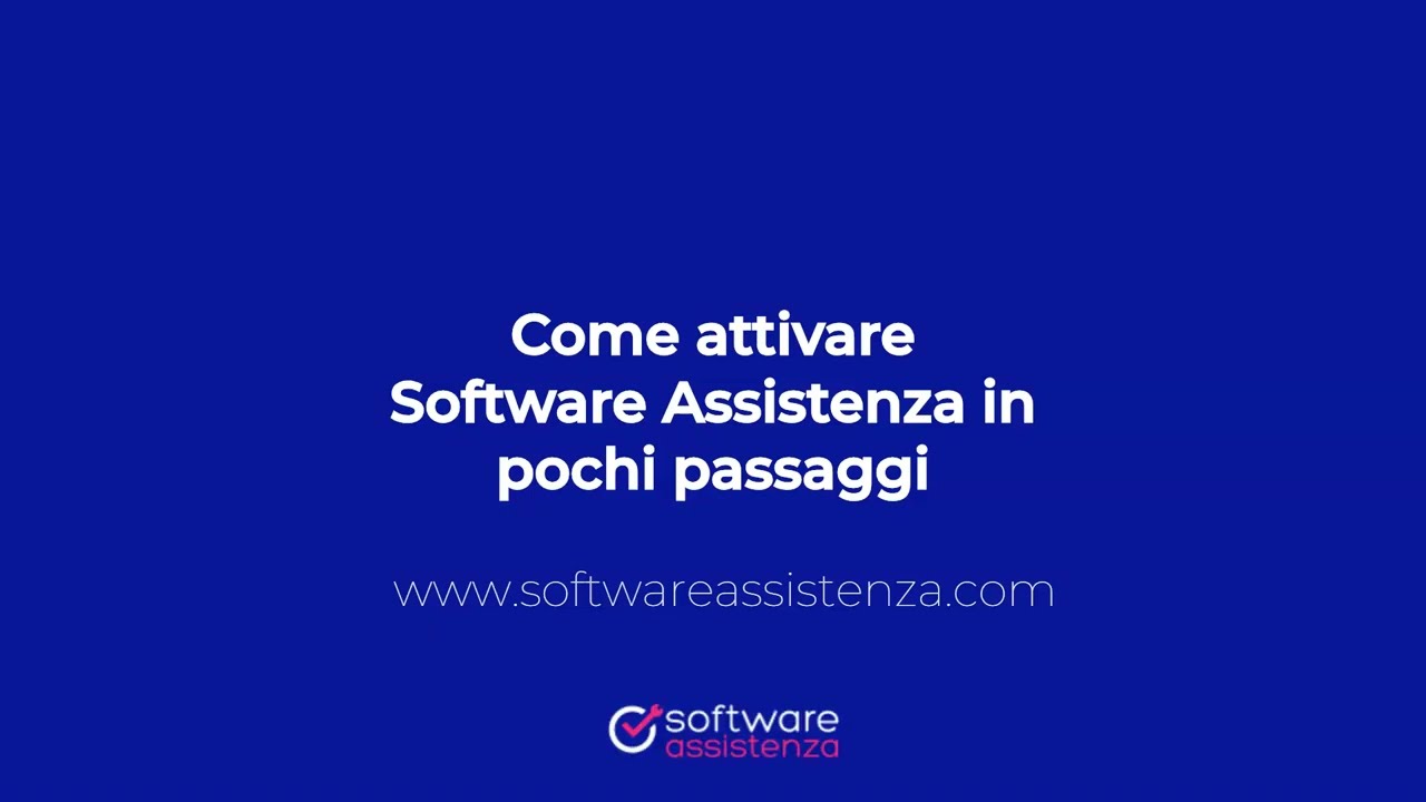 Software Assistenza - Attivazione licenza da sito web