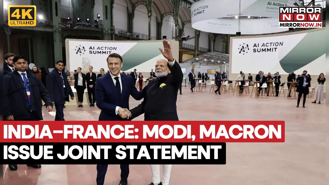 PM Modi & President Macron's Joint Statement, Leaders Vows To Strengthen India-France Ties | Watch