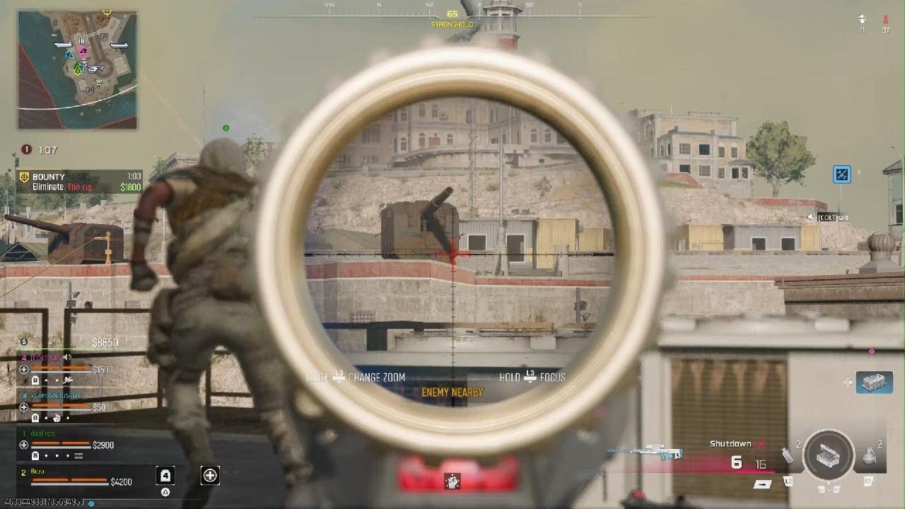WARZONE B07 QUICK SCOPE