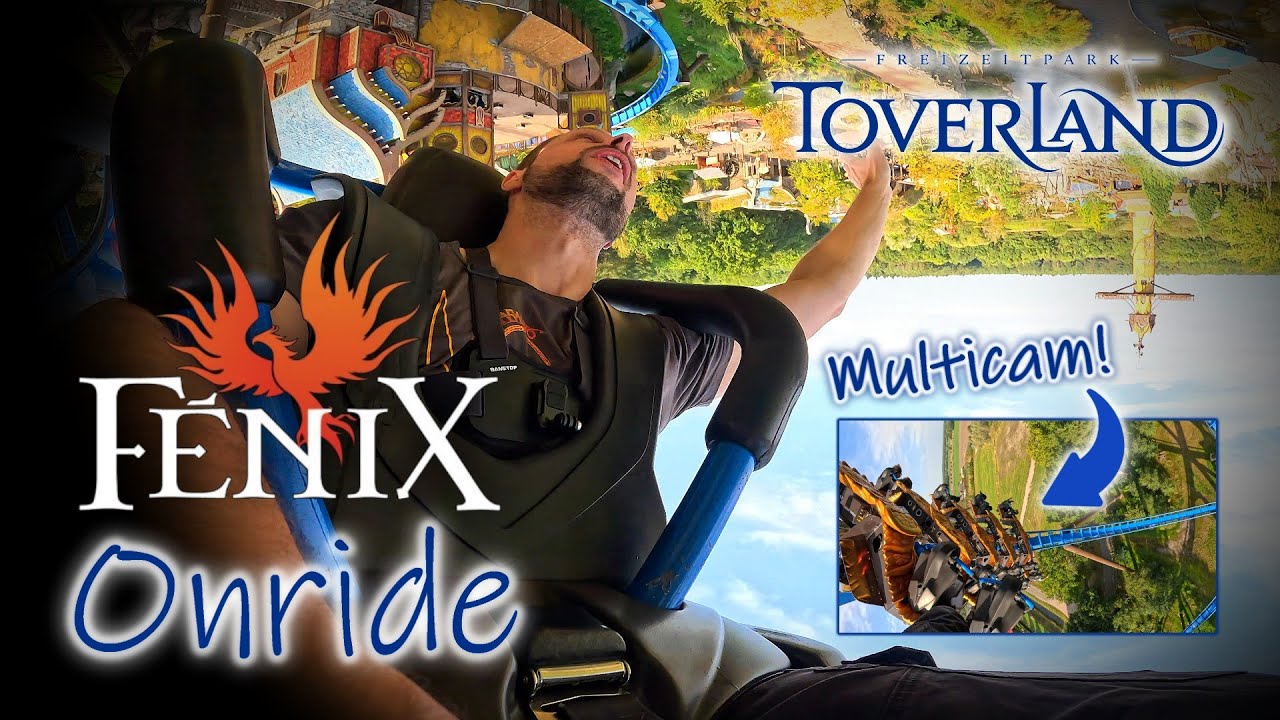 Krasser Flug mit dem Phönix! 🐦‍🔥 Multicam-Achterbahn-Onride | Fēnix | Toverland