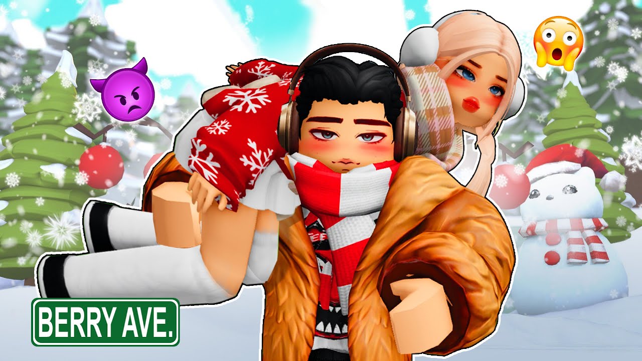 I GOT STUCK WITH A HOT FAMOUS GUY ON CHRISTMAS… 😳🎄💞Berry Avenue Story💖