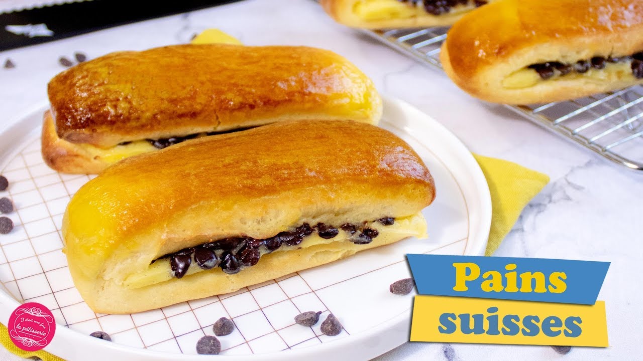 🍞 PAINS SUISSES aux PEPITES DE CHOCOLAT 🍞