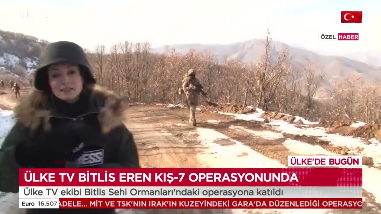 Bitlis Eren 7 Kış Operasyonu'nu Bölgede Görüntüledik....