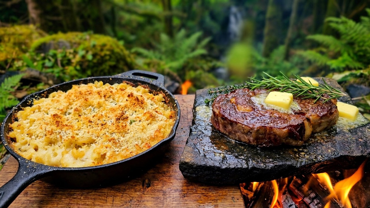Steak & Mac and Cheese: Ultimate Campfire Comfort Food 🔥