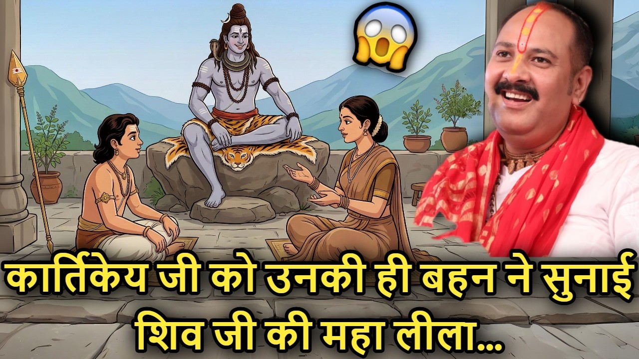 🐚✨ Kartikeya Ji Ko Unki Hi Behan Ne 👂🏼 Sunayi Shiv Ji Ki Maha Leela