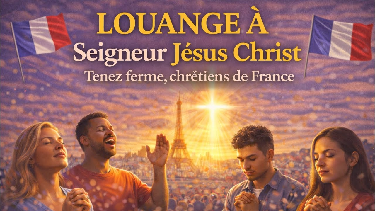 Louange-France🇫🇷 :  chrétiens de France, le Seigneur est avec vous ! 