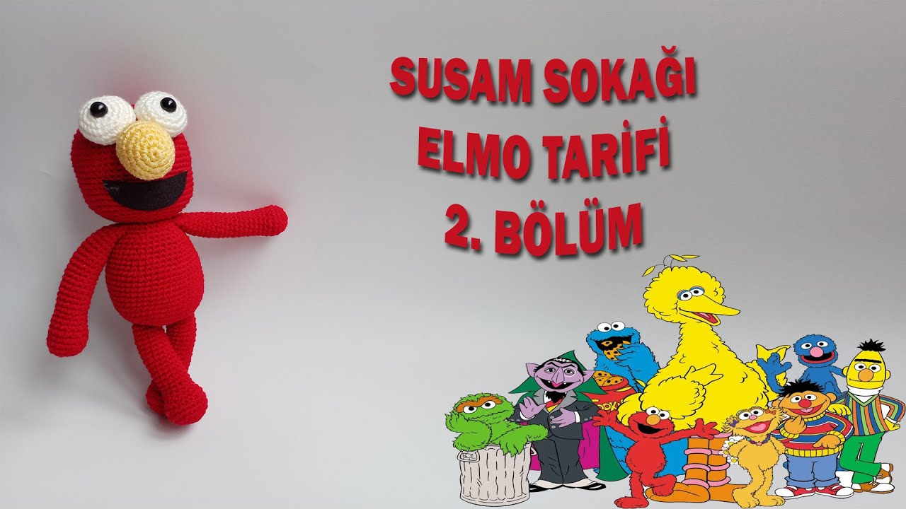 Susam Sokağı ELMO Tarifi 2. Bölüm - Kafa, Göz ve Burun Yapımı