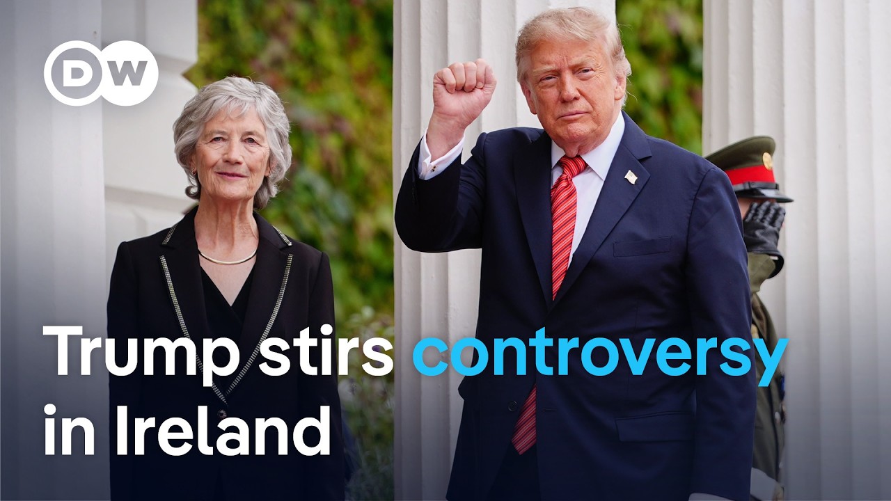Trump in Ireland: US president drops Irish unity bombshell during Dublin visit | DW News