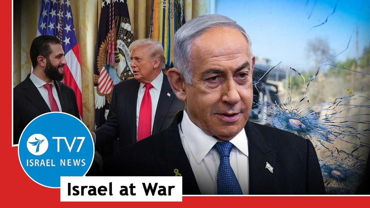 Trump calls for Israel-Syria deal; Israeli President considers Netanyahu pardon TV7 Israel 2 Dec.