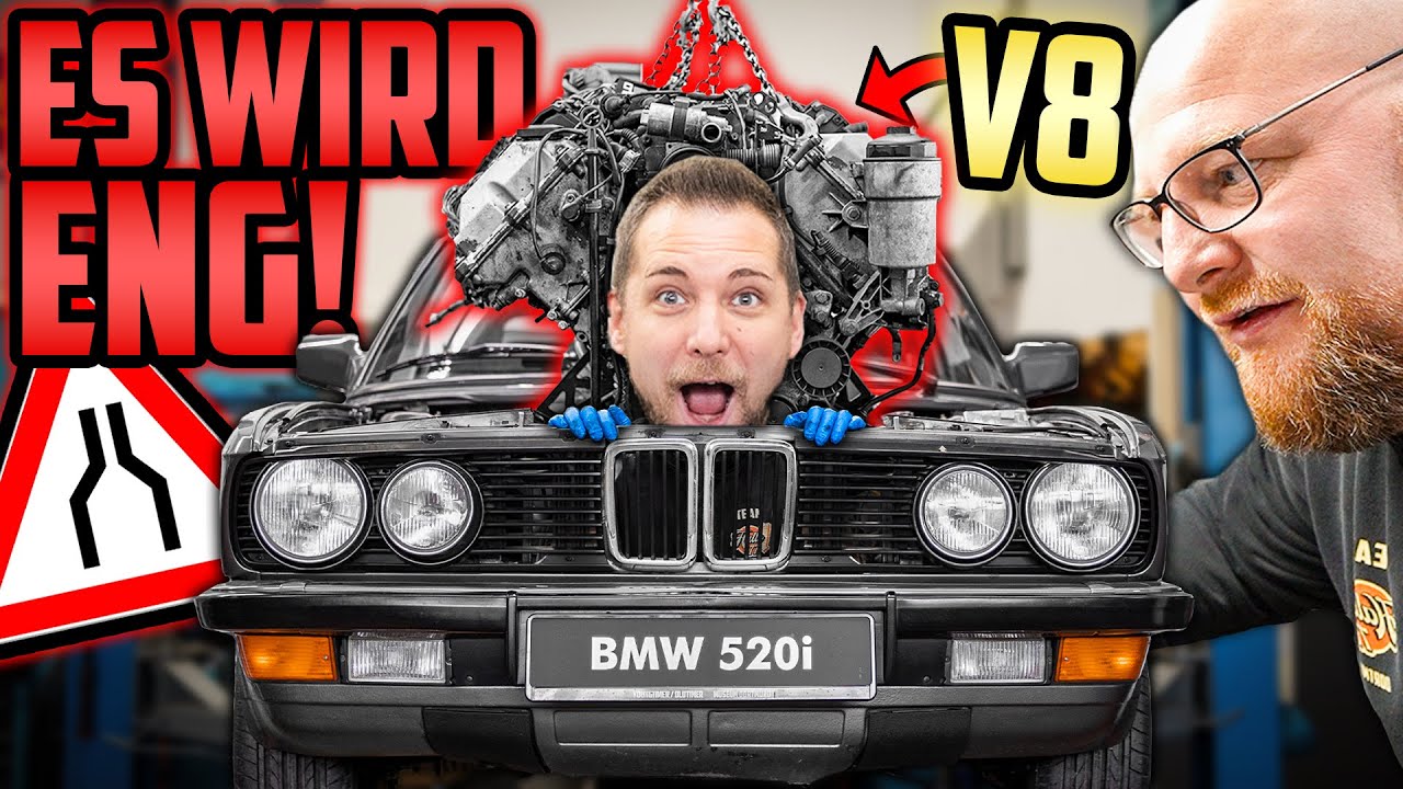 Ein GEWALTIGES PLATZPROBLEM! - BMW E28 540i - DENKAUFGABE für JULIAN & MARCO!