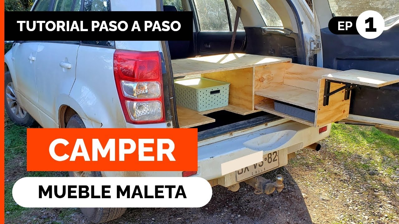 MUEBLE COCINA CAMPER o Furgoneta 🚙 ⛺ Camperizar un coche con poco dinero