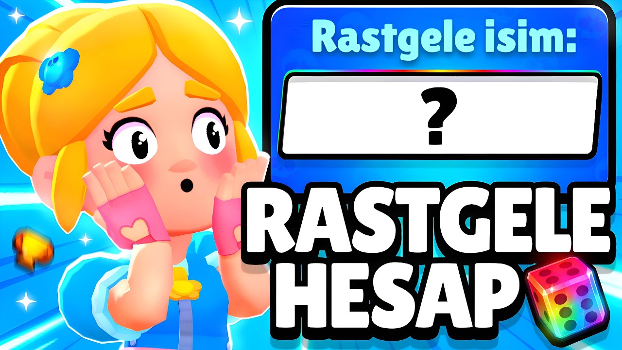 RASTGELE SIFIR HESAP KURDUM! 😱 | Brawl Stars